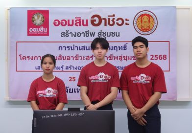 วันที่ 25 มิถุนายน พ.ศ.2568 นักศึกษาแผนกวิชาอิเล็กทรอนิกส์ ร่วมกิจกรรมการนำเสนอผลสัมฤทธิ์ และพิธีปิดโครงการออมสินอาชีวะ สร้างอาชีพสู่ชุมชน ปี 2568 ณ ห้อง Smart Classroom วิทยาลัยเทคนิคอุบลราชธานี