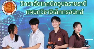 แผนกวิชาอิเล็กทรอนิกส์ รับสมัคร นักเรียน นักศึกษา ระดับ ปวช.1 และ ปวส.1 รอบโควต้า