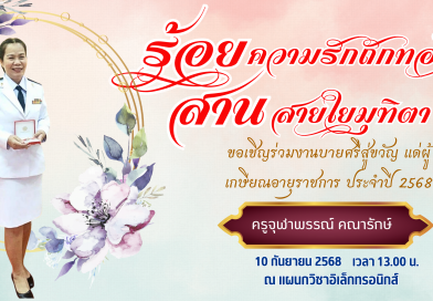 กิจกรรม ร้อยความรักถักทอใจ  สานสายใยมุฑิตา